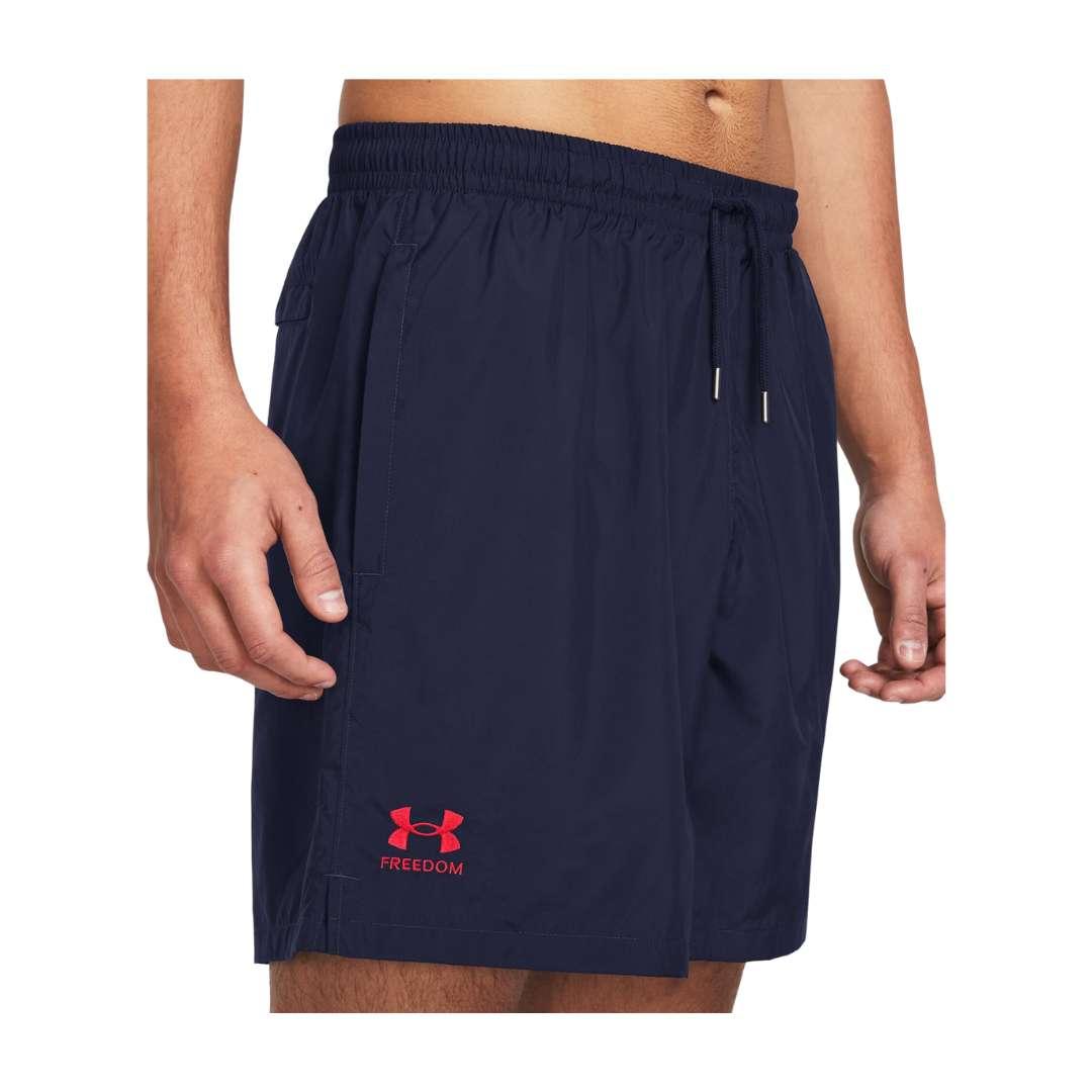 Under Armour UA Freedom Volley Shorts - Midnight Navy/Red